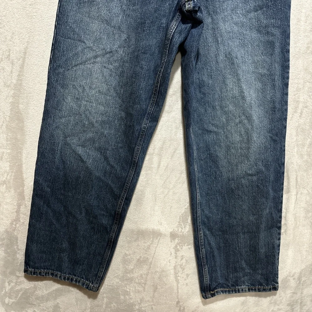 Levi's 578 Men's‎ Jeans Size 32 Baggy Denim Med Wash Blue High Rise Straight Leg